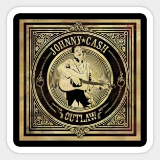 Say Johnny Cash Sticker